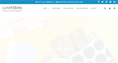 Desktop Screenshot of lunchskins.com